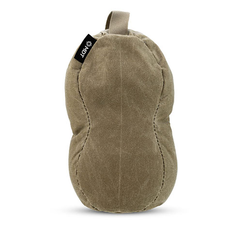 The MDT Peanut Shooting Bag offers a stable, versatile support for both front and rear shooting, with durable crushed glass fill that resists moisture and dries quickly.
